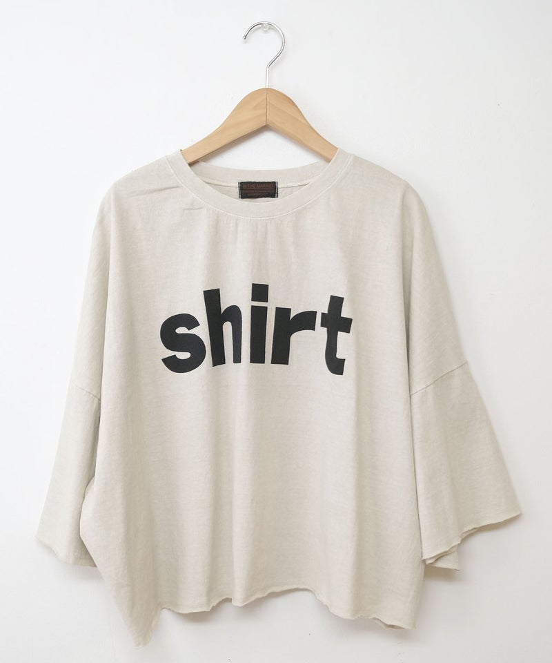  IN THE MARKET｜7分袖ロゴプリントTee [[C-2625]][C]