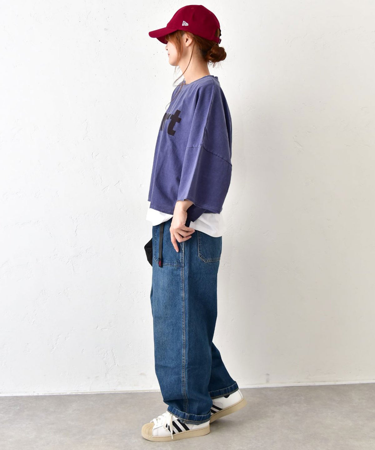  IN THE MARKET｜7分袖ロゴプリントTee [[C-2625]][C]