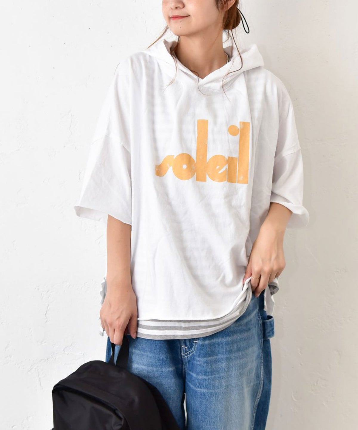 IN THE MARKET｜フード付きロゴTee [[C-2624]][C]