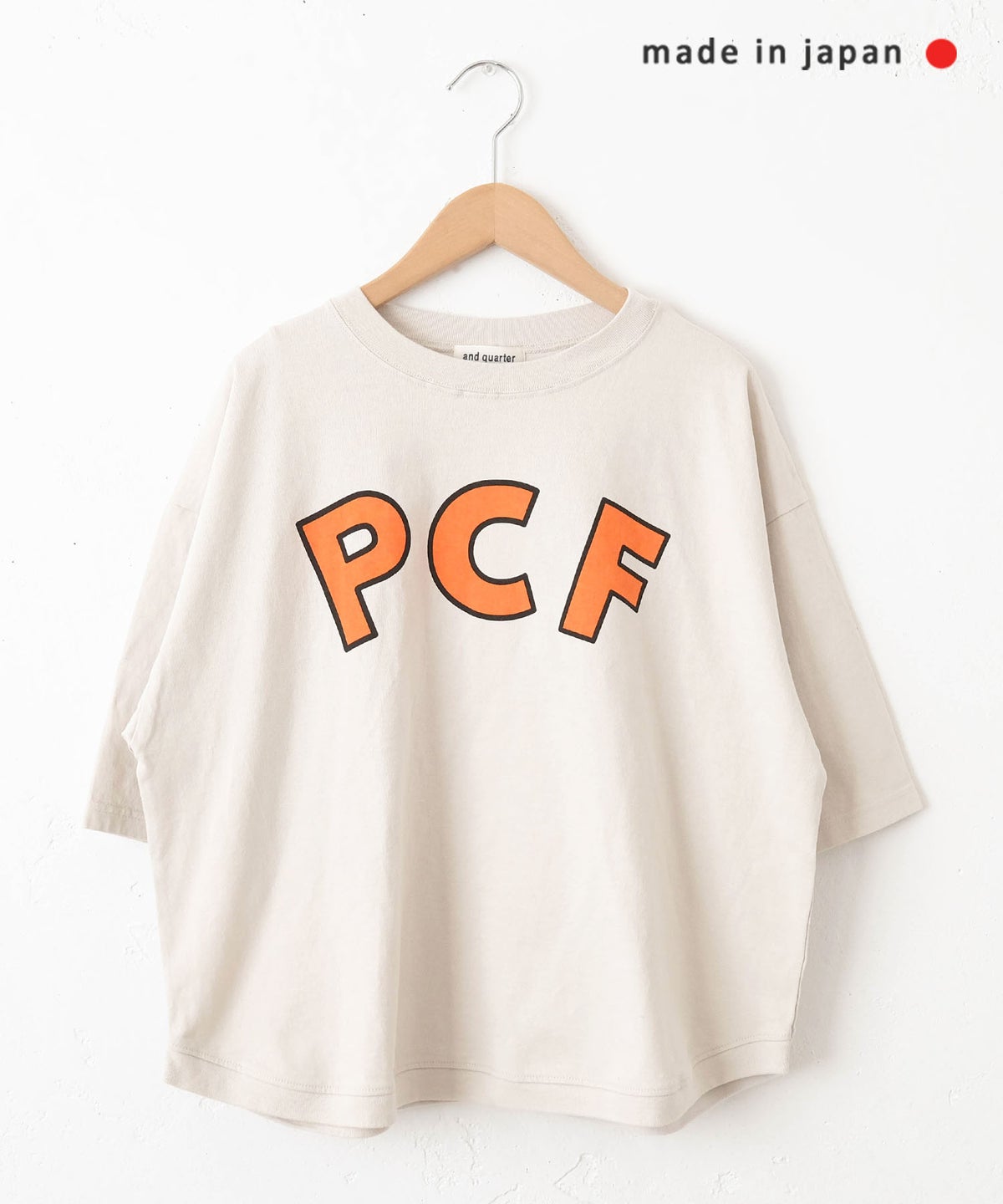 and quarter｜ヘムラウンドロゴTee [[MA-77282]][C]
