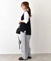 her.｜コットンニットサイドスリットガーター編みベスト [[MA-38213]][C]