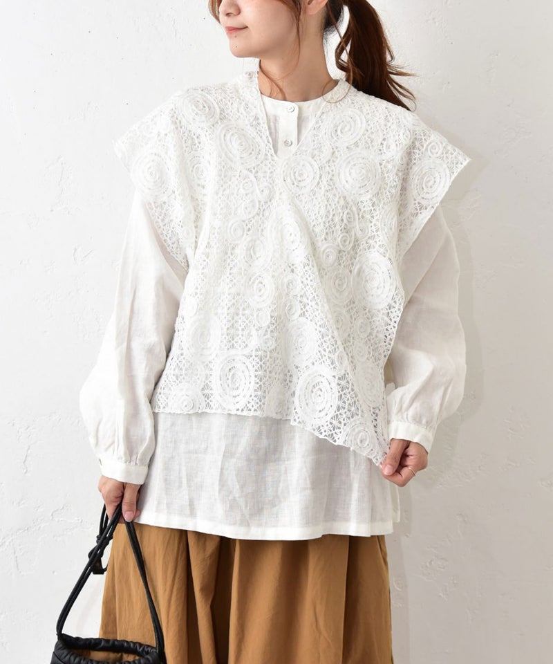 hagumu｜レースベスト [[C-775]][C]