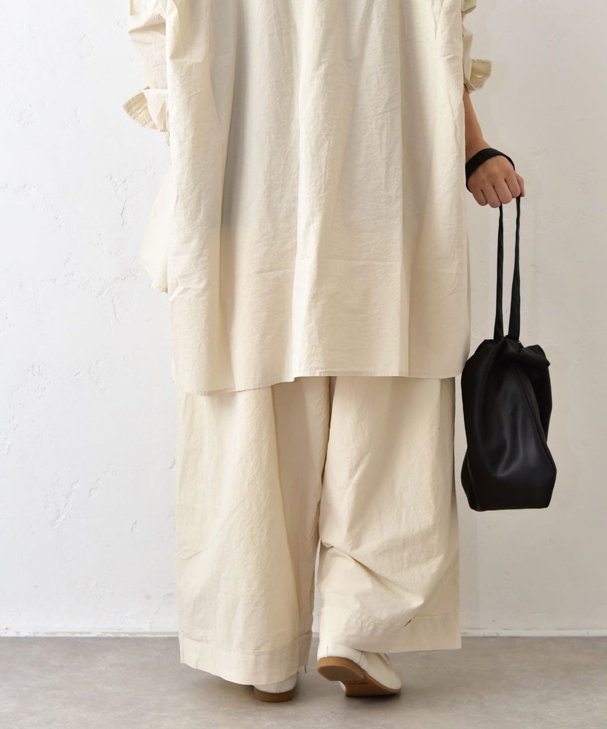 hagumu｜コットンワッシャーパンツ [[C-773]][C]