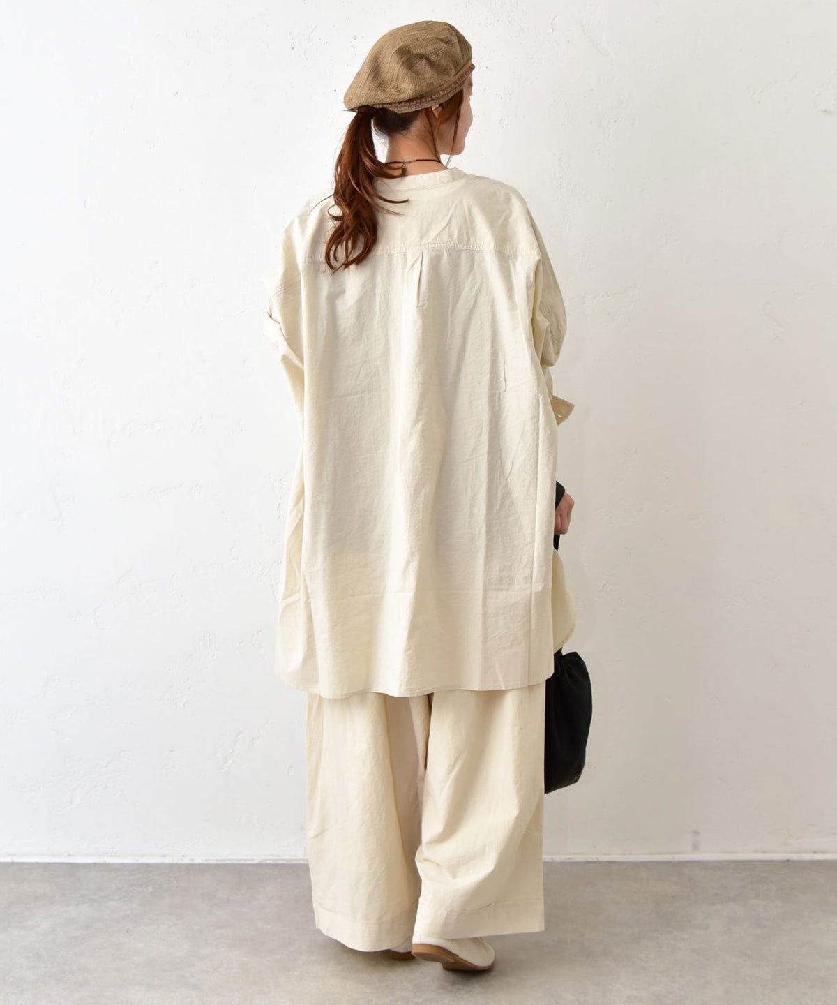 hagumu｜コットンワッシャーパンツ [[C-773]][C]