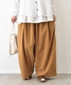 hagumu｜コットンワッシャーパンツ [[C-773]][C]