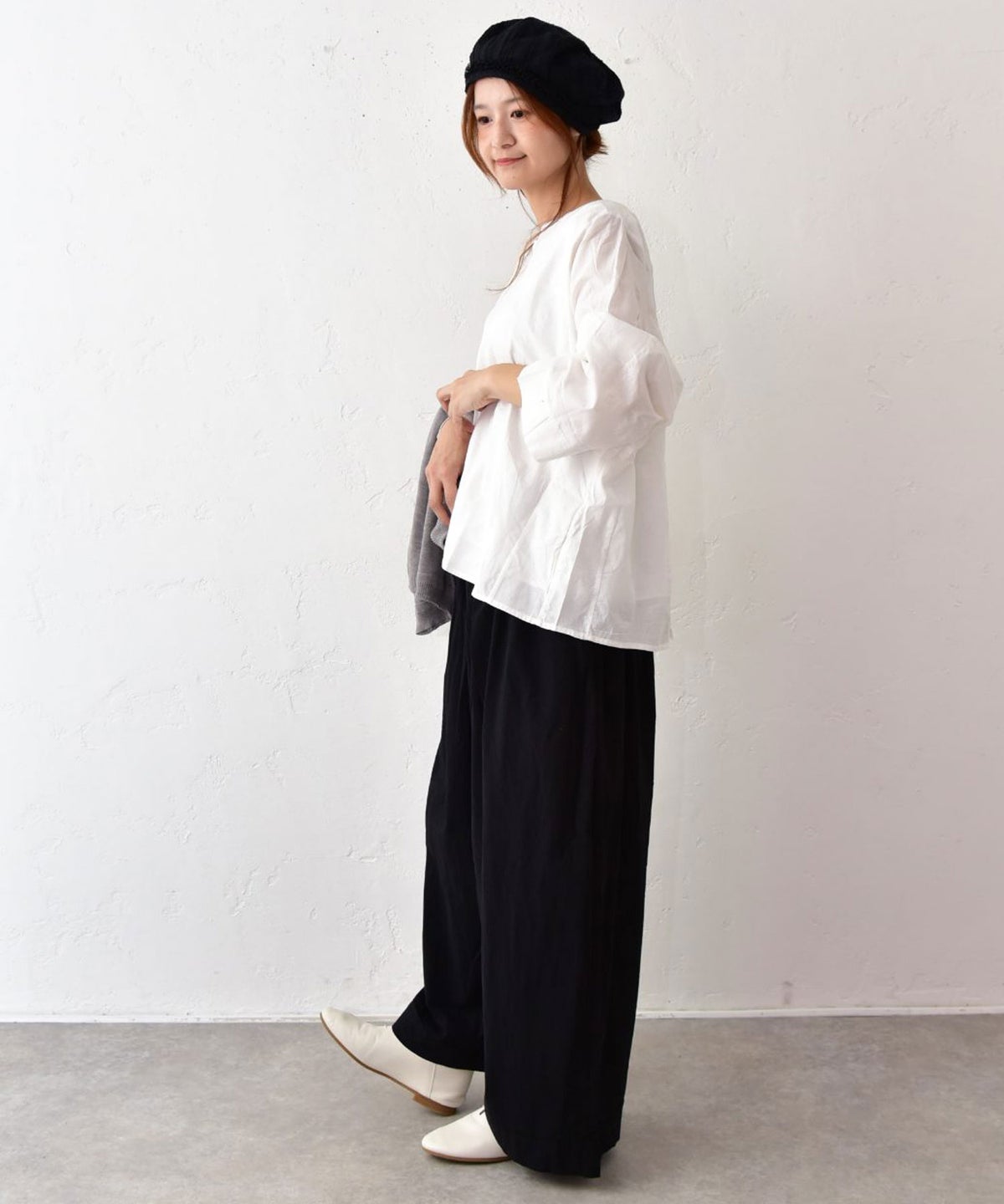 hagumu｜コットンワッシャーパンツ [[C-773]][C]