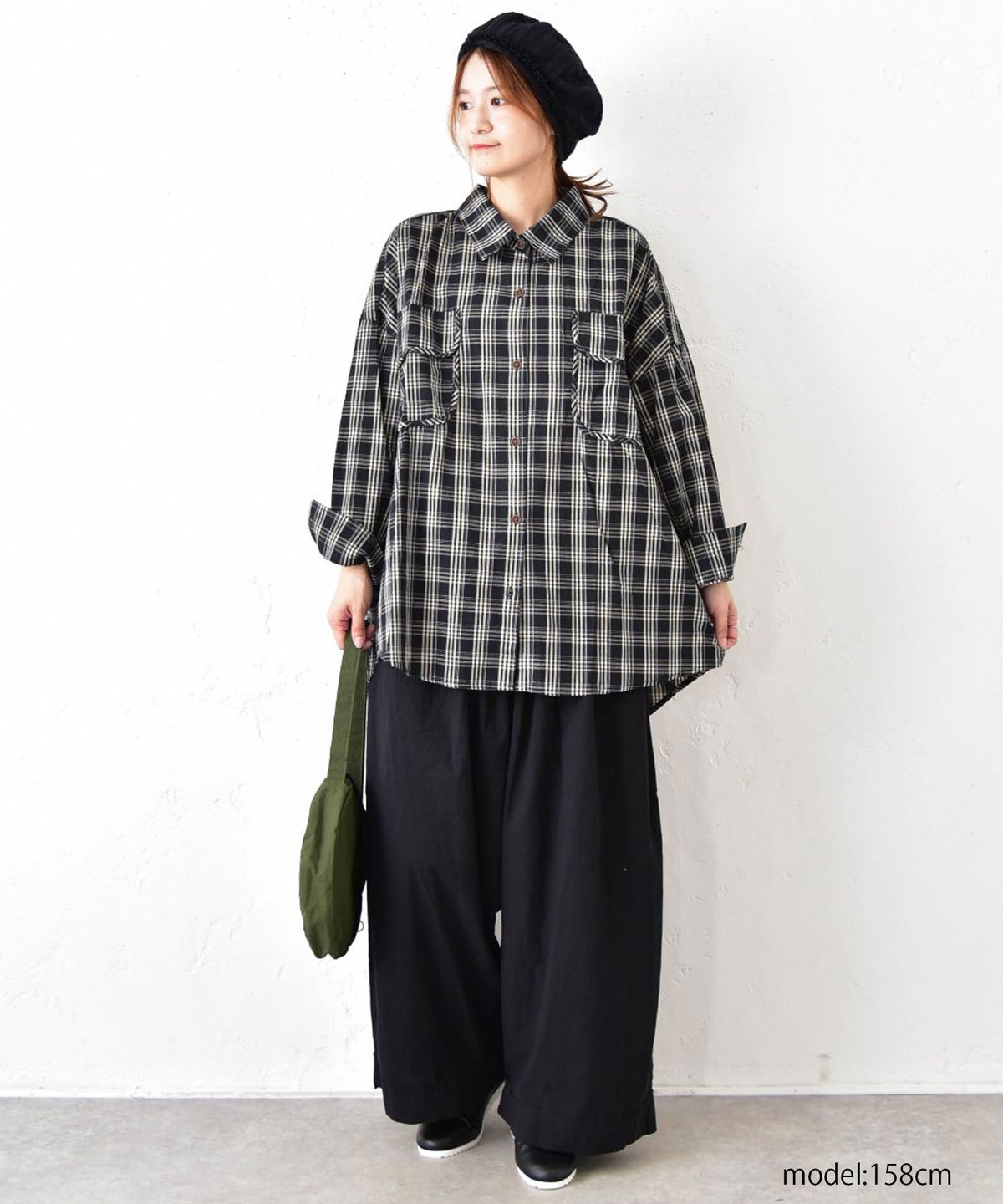 hagumu｜コットンワッシャーパンツ [[C-773]][C]