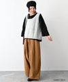 hagumu｜コットンワッシャーパンツ [[C-773]][C]