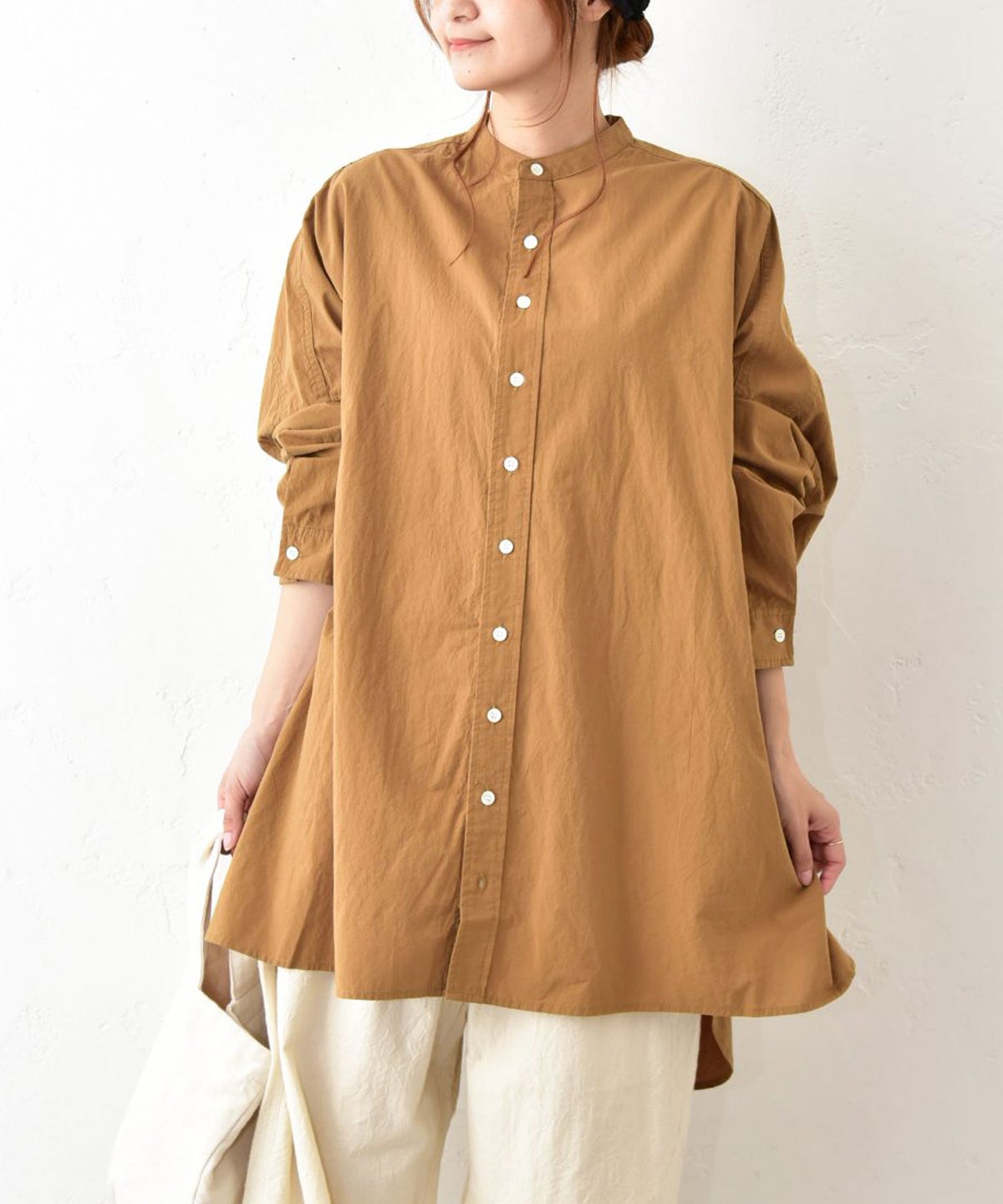 hagumu｜コットンワッシャーオーバーシャツ [[C-774]][C]