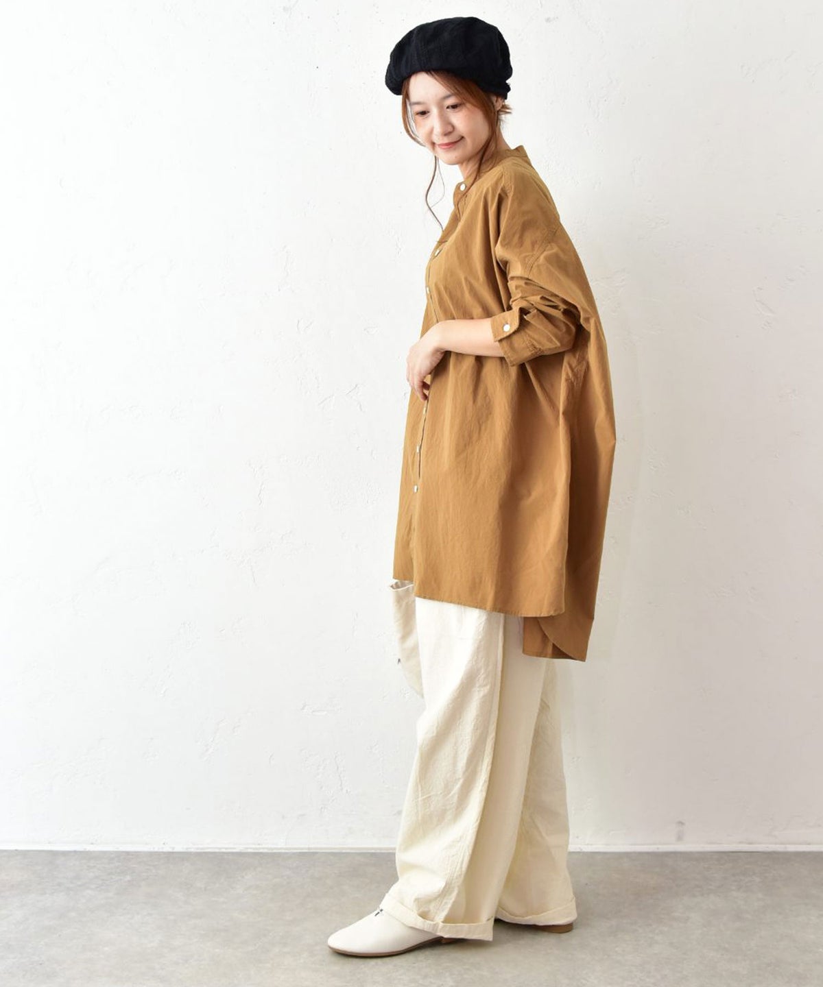 hagumu｜コットンワッシャーオーバーシャツ [[C-774]][C]