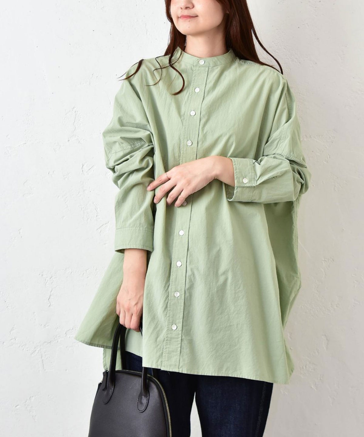 hagumu｜コットンワッシャーオーバーシャツ [[C-774]][C]