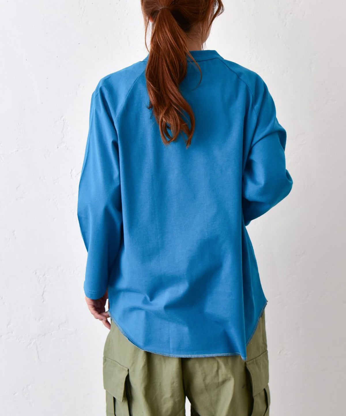her.｜ロックステッチ入天竺T(9/10 Sleeve)-パック入り [[131228PK-A(9/10 Sleeve)]][C]