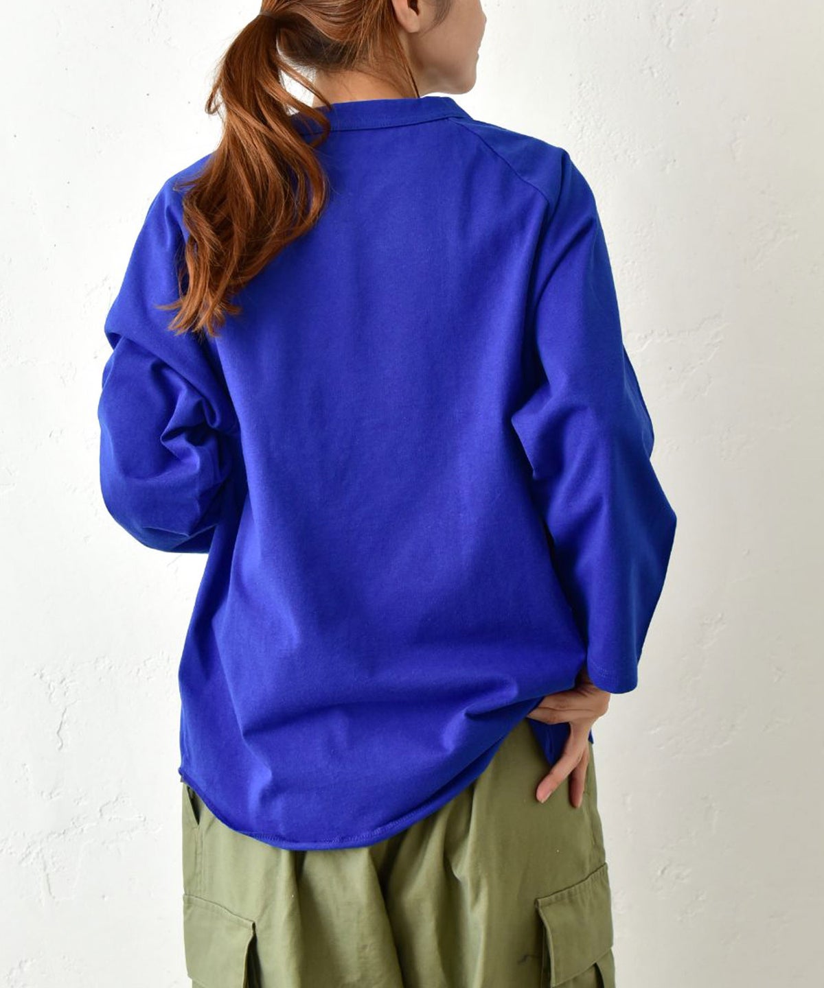 her.｜ロックステッチ入天竺T(9/10 Sleeve)-パック入り [[131228PK-A(9/10 Sleeve)]][C]