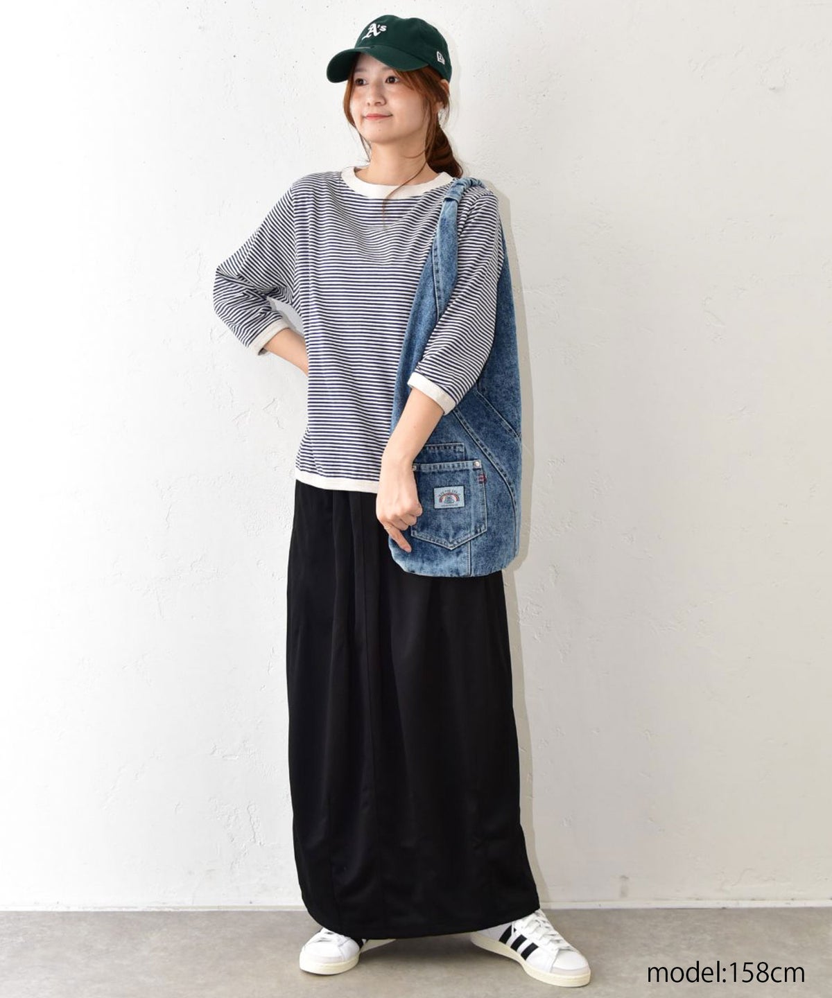 and quarter｜ボーダー7分袖Tシャツ [[MA-057]][C]