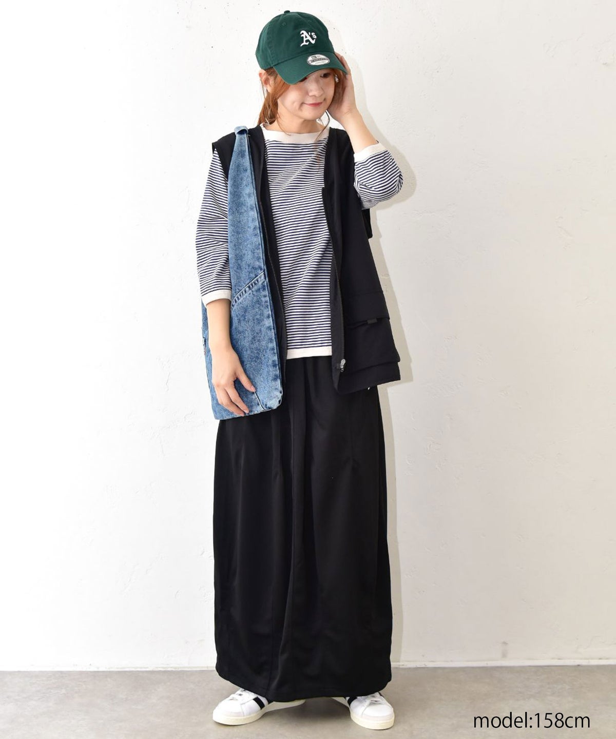 and quarter｜ボーダー7分袖Tシャツ [[MA-057]][C]