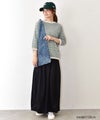 and quarter｜ボーダー7分袖Tシャツ [[MA-057]][C]
