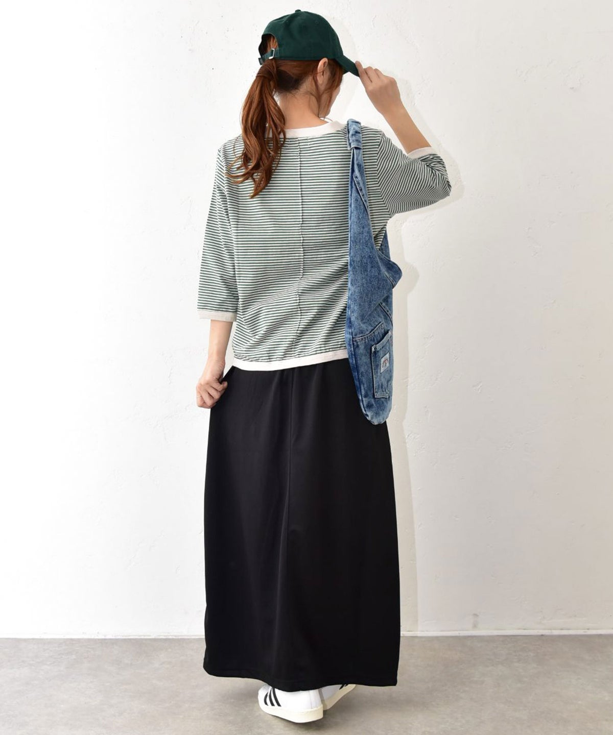 and quarter｜ボーダー7分袖Tシャツ [[MA-057]][C]