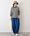 and quarter｜ボーダー7分袖Tシャツ [[MA-057]][C]