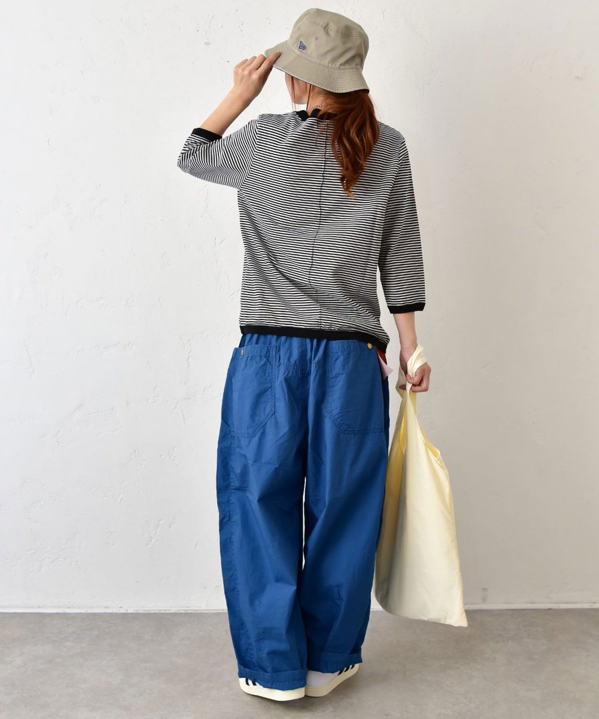 and quarter｜ボーダー7分袖Tシャツ [[MA-057]][C]