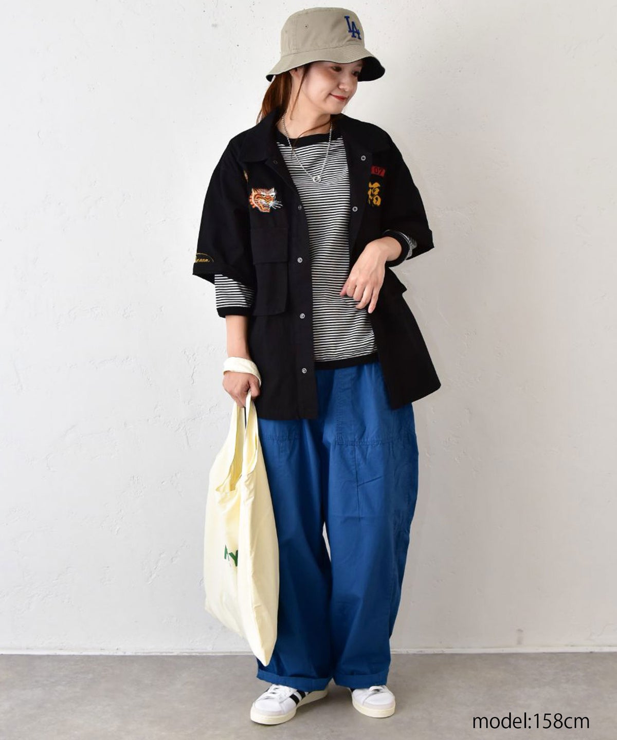 and quarter｜ボーダー7分袖Tシャツ [[MA-057]][C]
