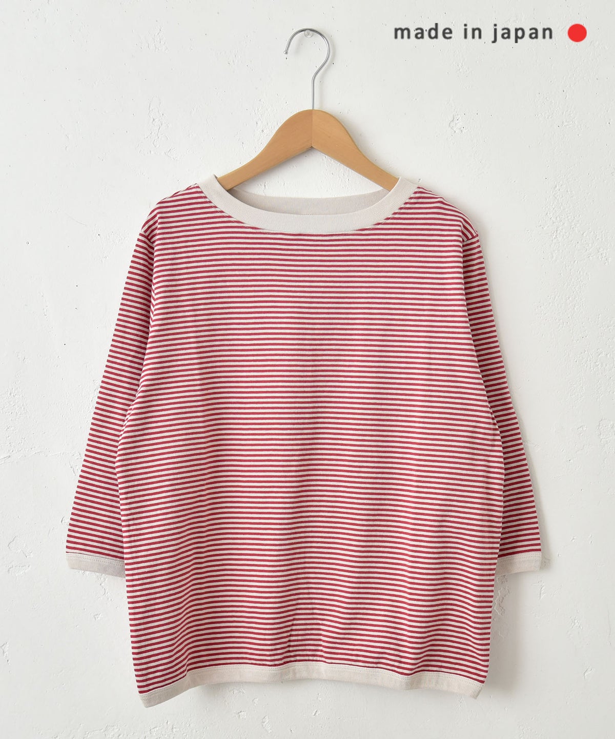and quarter｜ボーダー7分袖Tシャツ [[MA-057]][C]