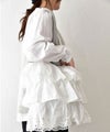 hagumu｜コットンレースバッグ [[Z260605]][C]