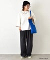 Our.｜エルボーパッチ付き5分袖スウェット [[C-9074]][C]
