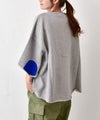 Our.｜エルボーパッチ付き5分袖スウェット [[C-9074]][C]