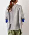 Our.｜エルボーパッチ付き5分袖スウェット [[C-9074]][C]
