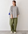Our.｜エルボーパッチ付き5分袖スウェット [[C-9074]][C]