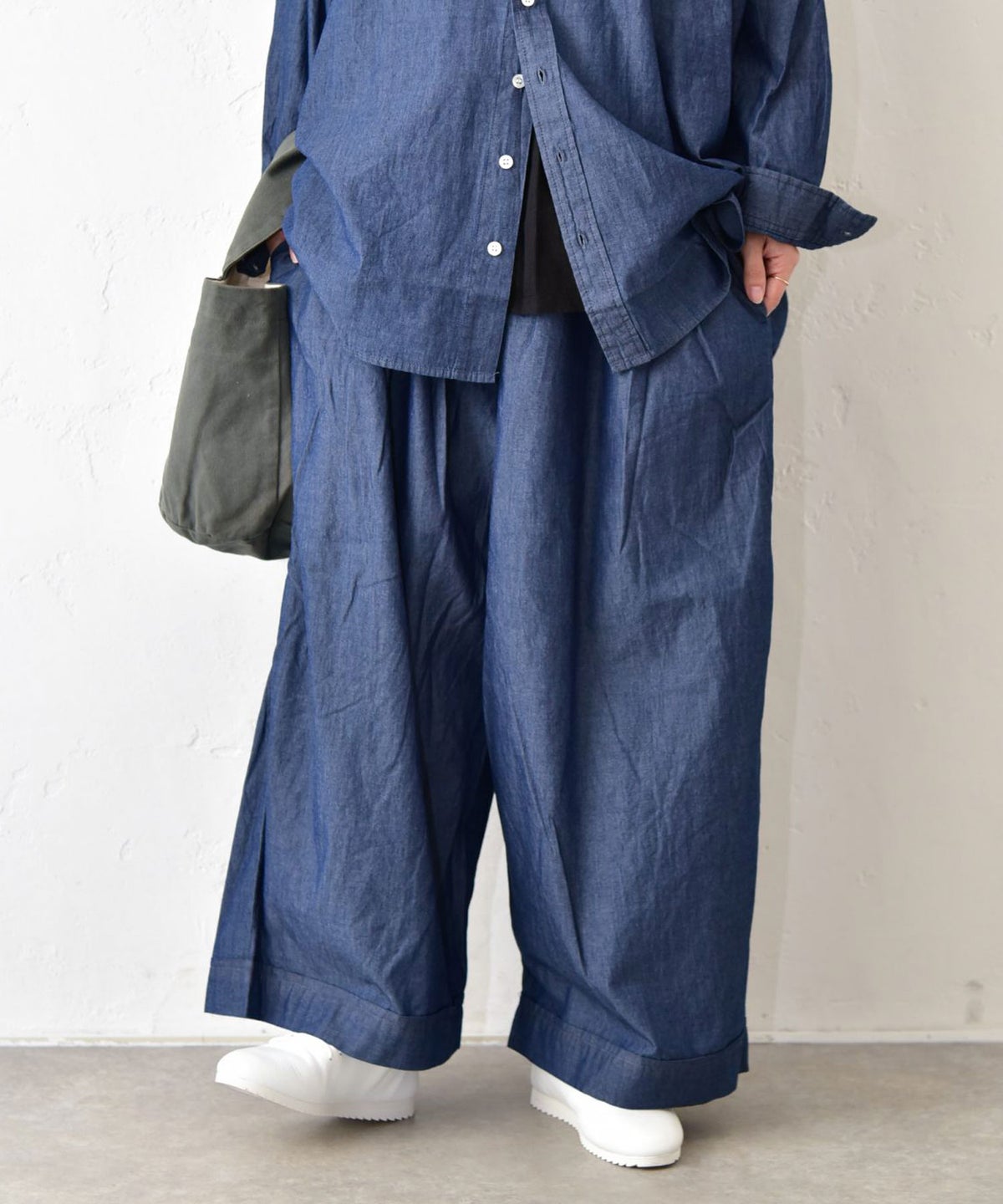 hagumu｜ライトデニムパンツ [[C-773-IND]][C]