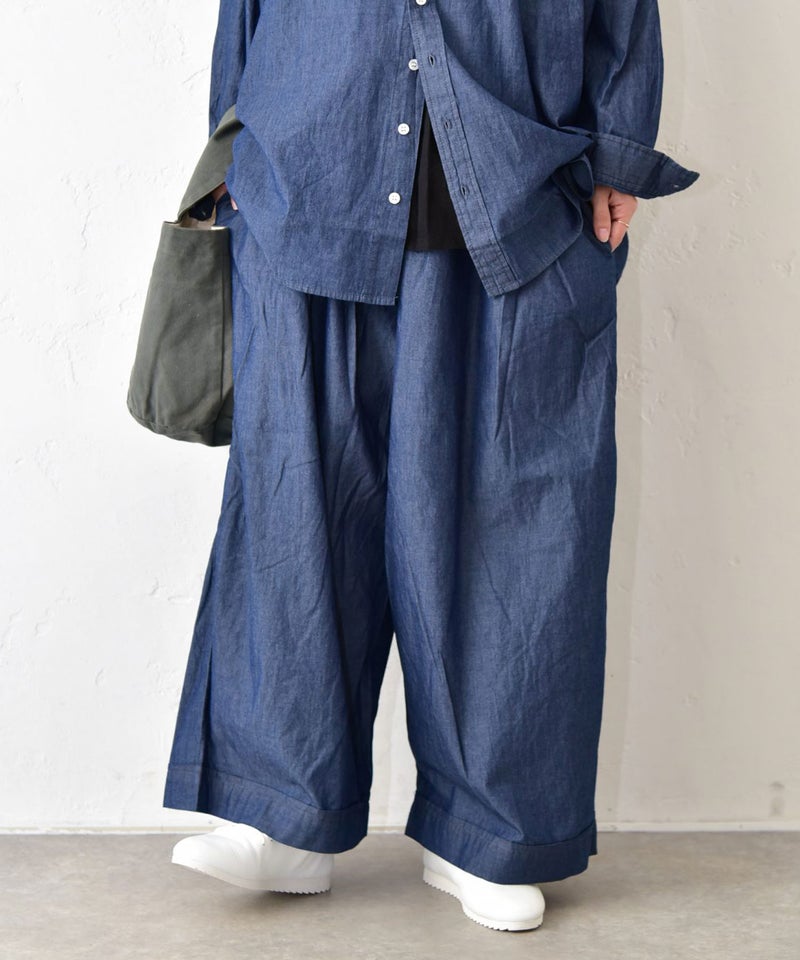 hagumu｜ライトデニムパンツ [[C-773-IND]][C]