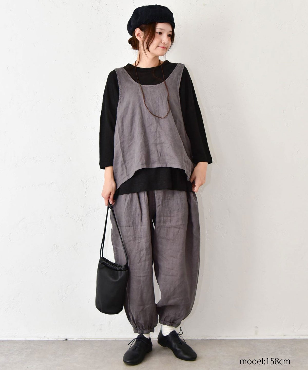 a+koloni｜ベーシックリネンベスト [[0826006]][C]