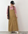 IN THE MARKET｜チノ素材ジャンパースカート [[IN-119]][C]