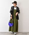 IN THE MARKET｜チノ素材ジャンパースカート [[IN-119]][C]