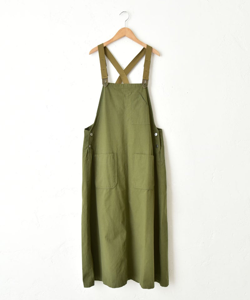IN THE MARKET｜チノ素材ジャンパースカート [[IN-119]][C]