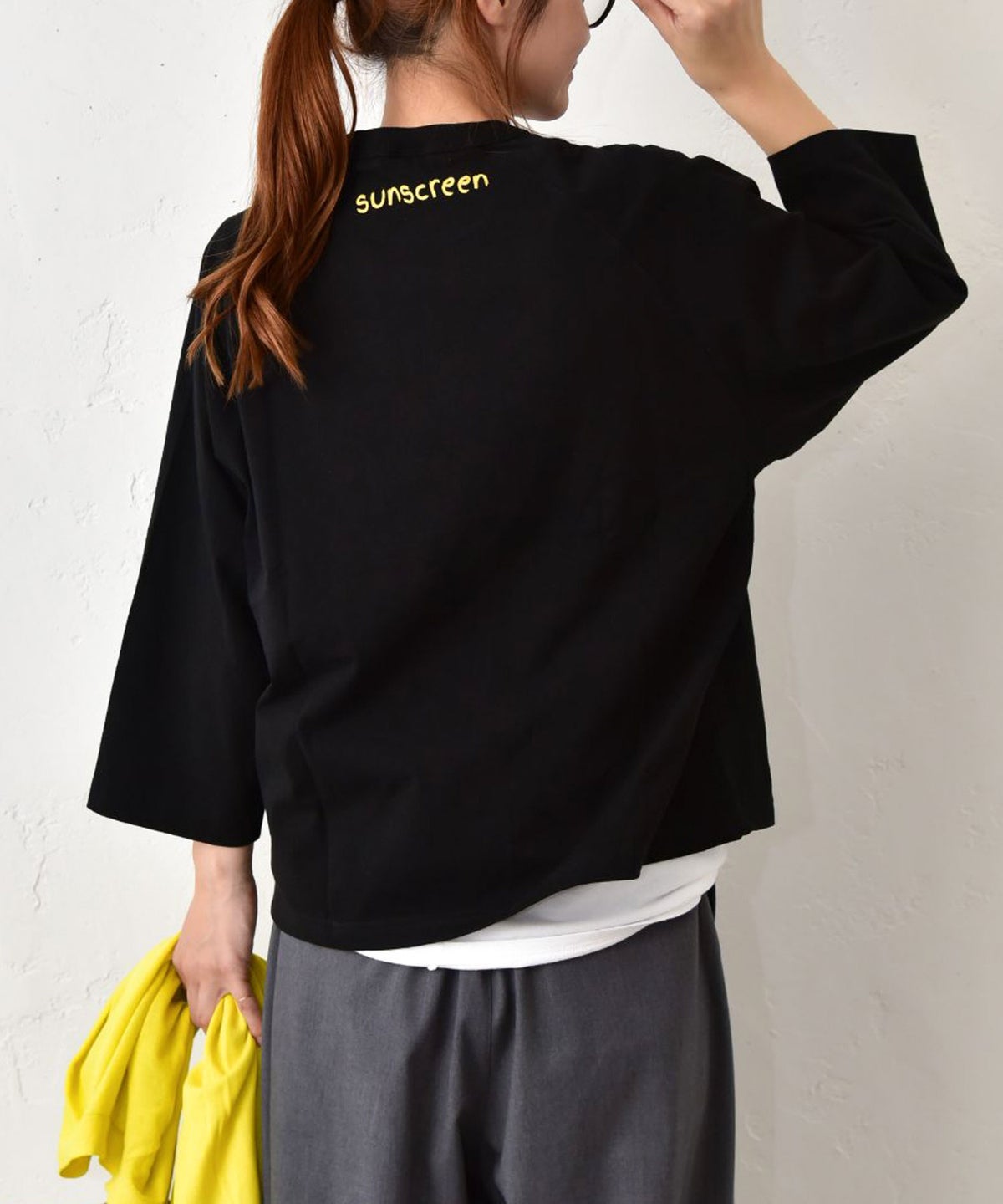 Our.｜9分袖ピクチャープリントTee [[HU26-1250]][C]
