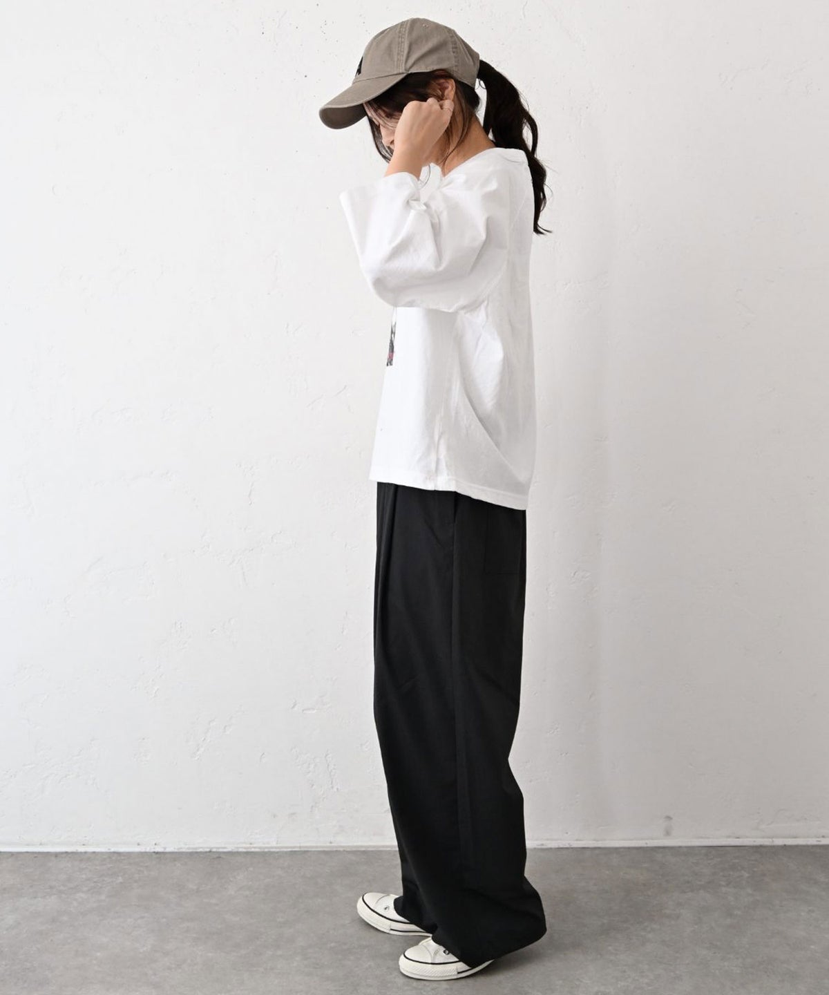 Our.｜9分袖ピクチャープリントTee [[HU26-1250]][C]