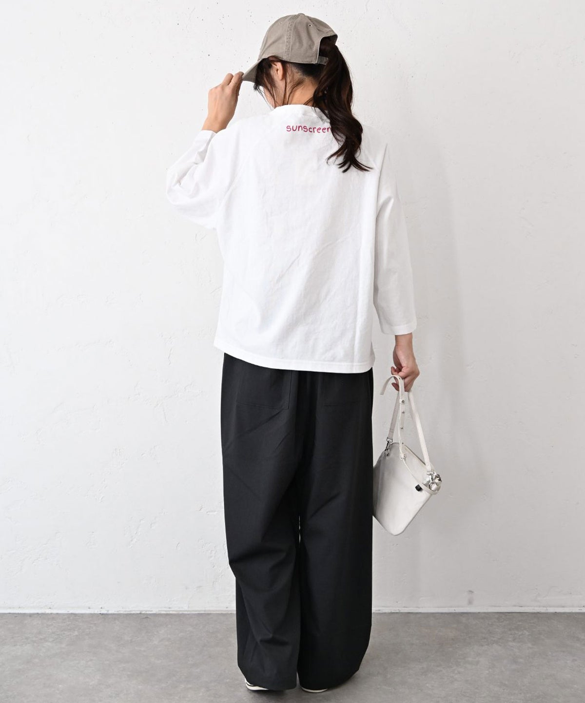 Our.｜9分袖ピクチャープリントTee [[HU26-1250]][C]