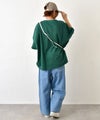  her.｜6分袖オーバーカットソー [[131379H]][C]