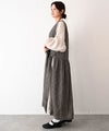 ista-ire｜起毛ギンガムチェックサイドオープンワンピース [[2603-8170]][C]