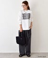 her.｜ワイドスリーブロゴカットソー [[Wide Long Sleeve Tee/2026-1]][C]