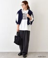 her.｜ワイドスリーブロゴカットソー [[Wide Long Sleeve Tee/2026-1]][C]