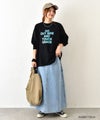 her.｜ワイドスリーブロゴカットソー [[Wide Long Sleeve Tee/2026-1]][C]