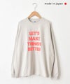 her.｜ワイドスリーブロゴカットソー [[Wide Long Sleeve Tee/2026-1]][C]