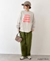 her.｜ワイドスリーブロゴカットソー [[Wide Long Sleeve Tee/2026-1]][C]