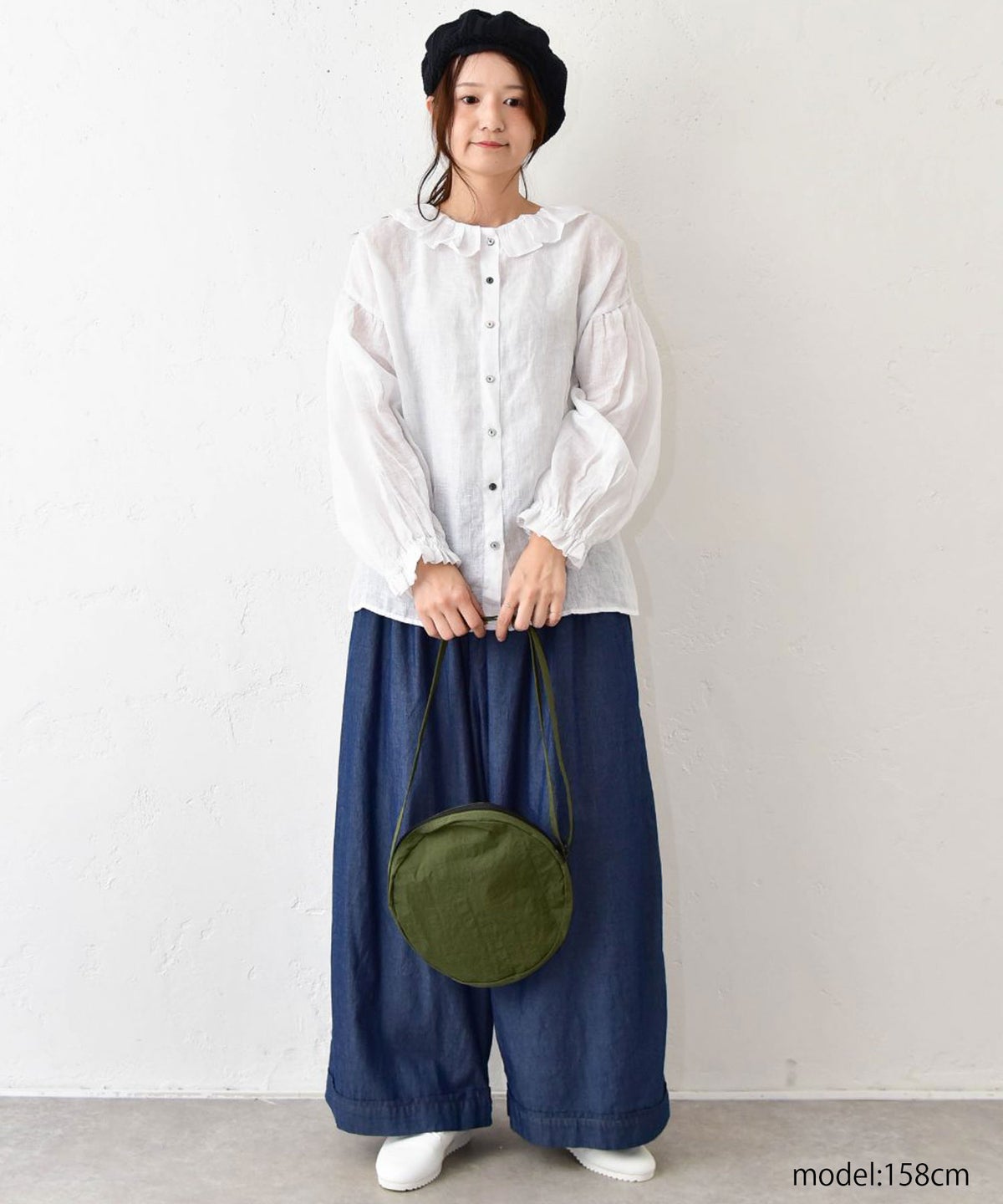 sloe｜リネンフリルブラウス [[9404226]][C]