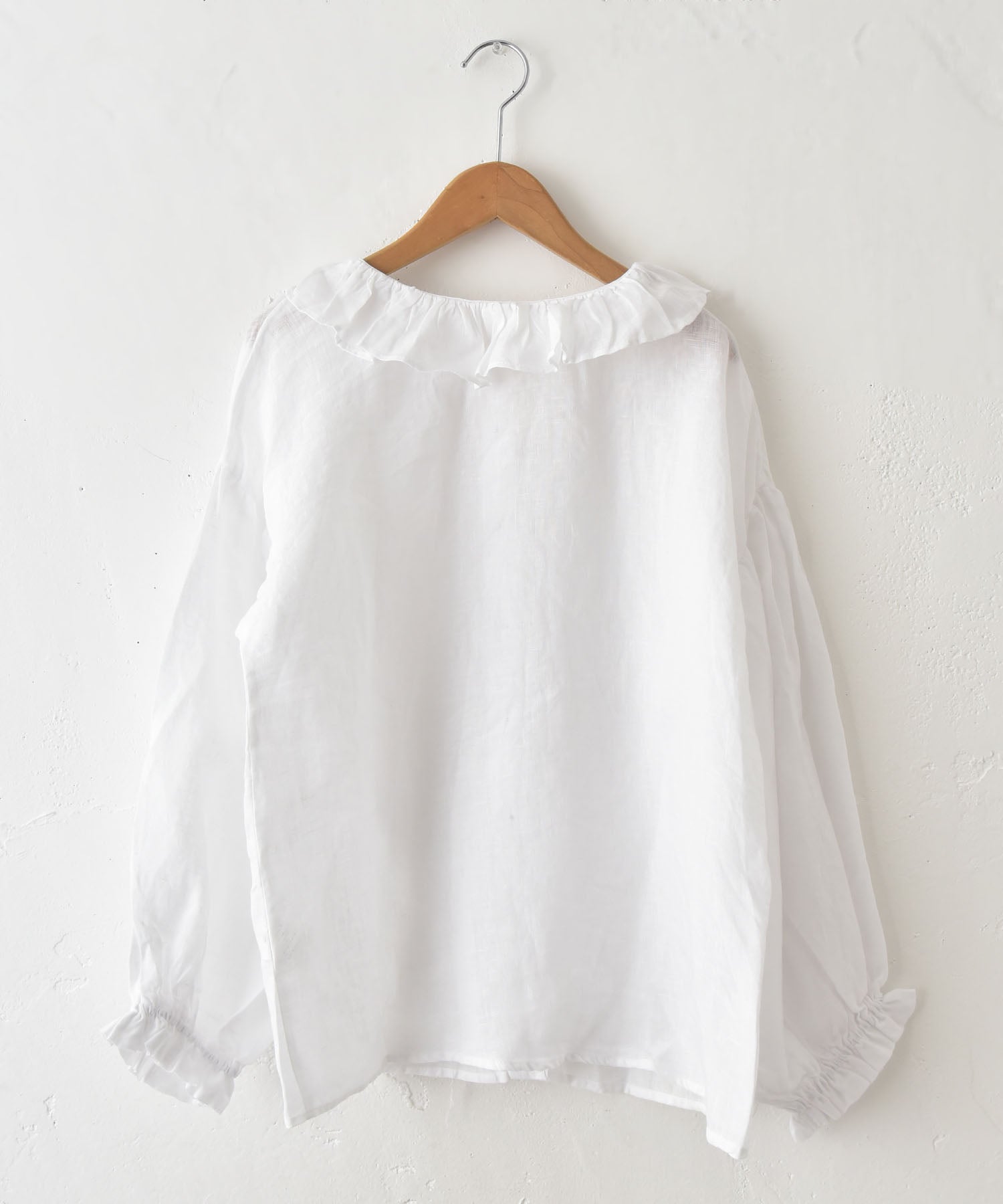 sloe｜リネンフリルブラウス [[9404226]][C] | ma28 ONLINE STORE