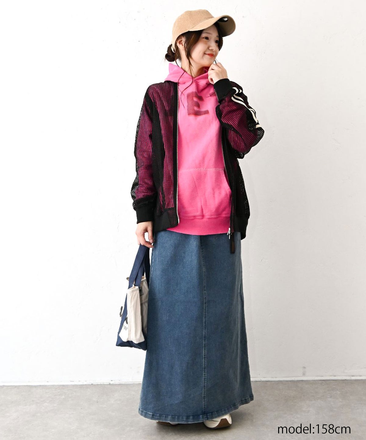 IN THE MARKET｜メッシュジップアップジャンバー [[C-2571]][C]