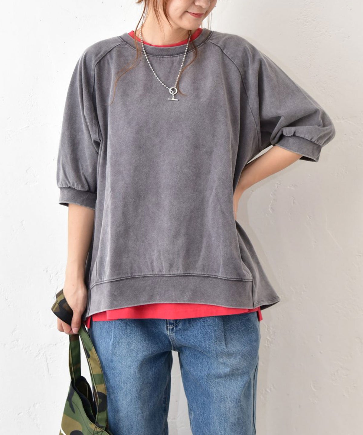 IN THE MARKET｜ピグメントカットソー [[C-2582]][C]